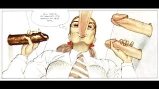 Молодая учительница взяла в рот в туалете несколько хуёв и из-за этого стала секс рабыней